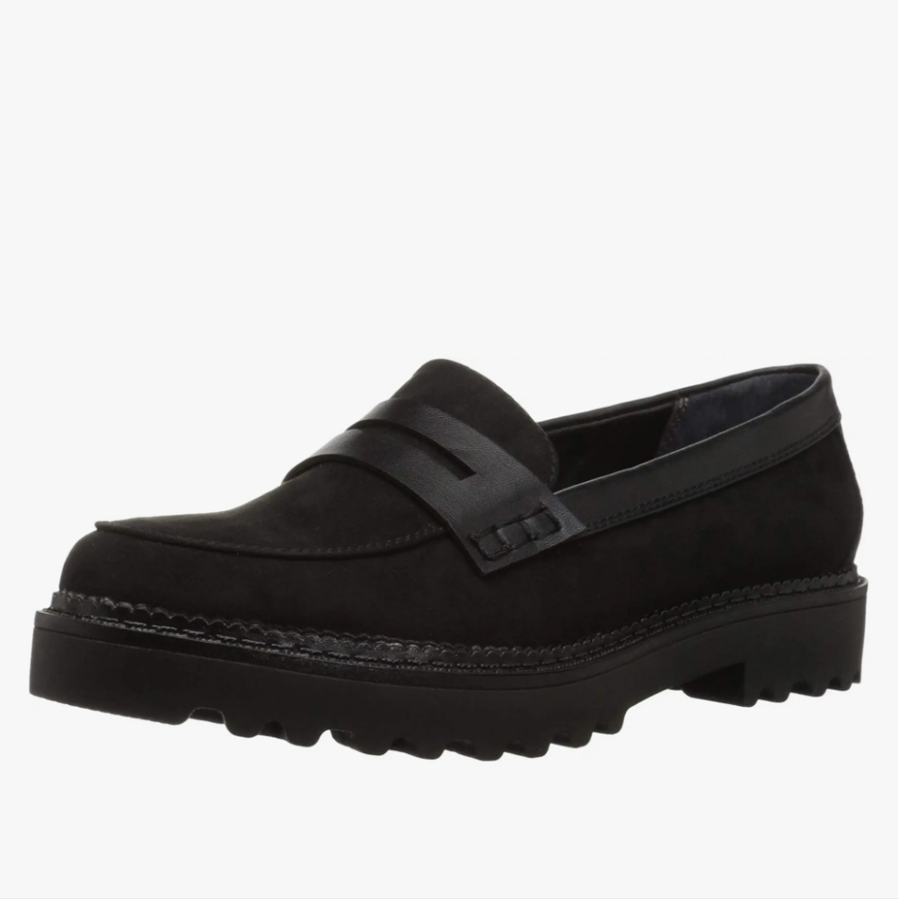 Circus by Sam Edelman Black Chunky Loafers Woman's
